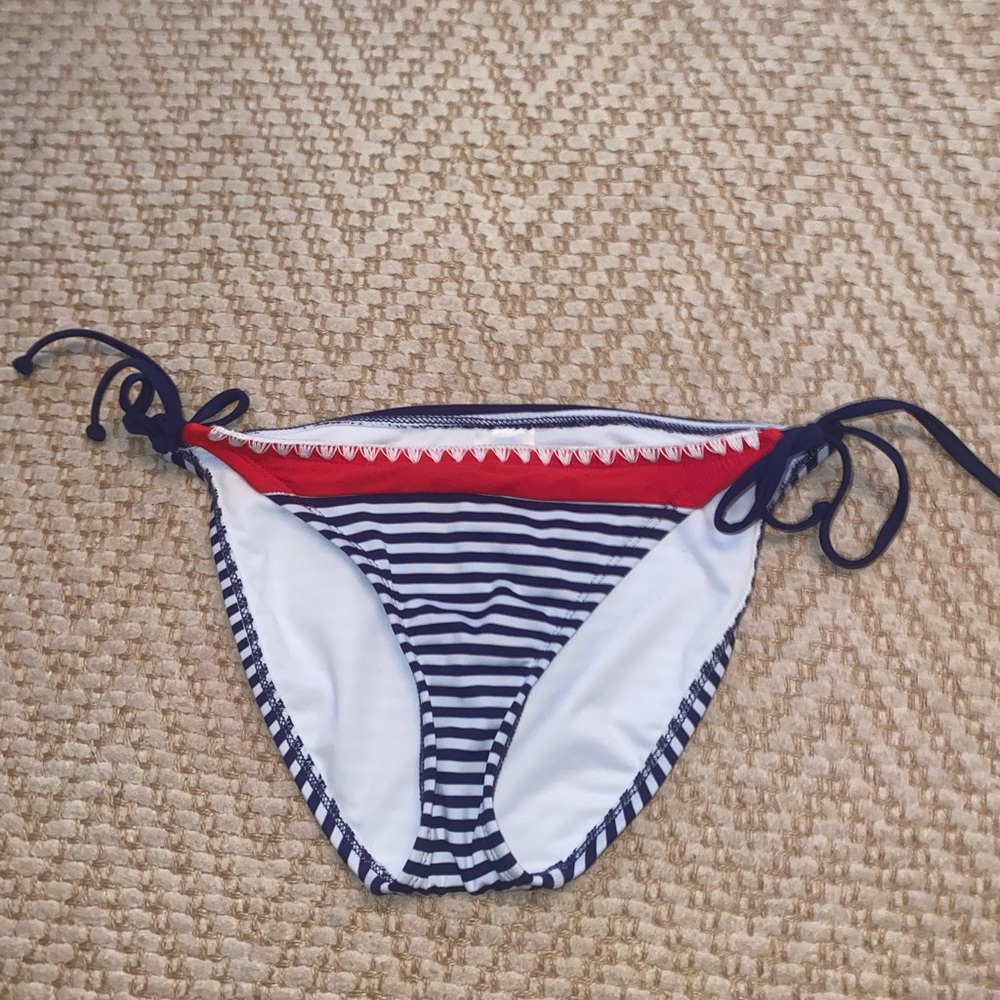 red white and blue bathing suit bottoms